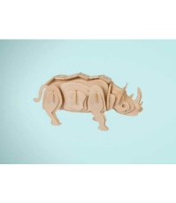 Imagine Puzzle 3D Animale salbatice - Rinocer