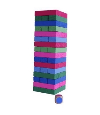 Imagine Turn Jenga colorat