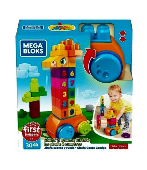 Imagine Mega Blocks girafa cu numere