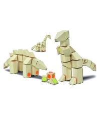 Imagine Docklets cuburi cu scai - Dinozauri 3D
