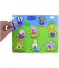 Imagine Puzzle din lemn Peppa Pig 26 x 22 cm