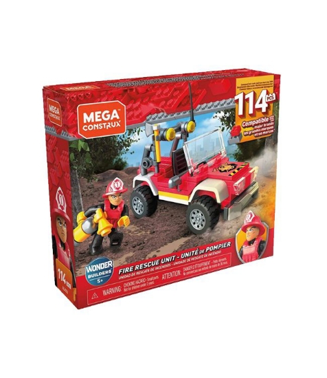 Imagine Set de tip lego Unitate de pompieri